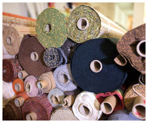 HAKA Verkaufsraum Stoffe