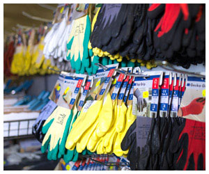 HAKA Verkaufsraum Arbeitshandschuhe